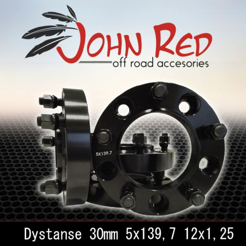 Dystanse aluminiowe 30mm 5x139,7 12x1,25 Suzuki