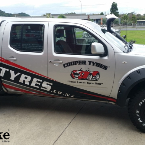 Poszerzenia błotników monster Nissan D40 - szerokość 95mm