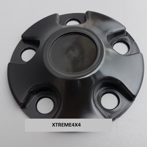 Komplet 4 sztuk dekieleków czarnych do felg o rozstawie 5x114,3 pod nakrętki