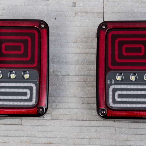  LAMPY TYLNE LED JEEP WRANGLER JK MODEL MONSTER