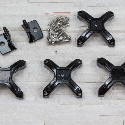  Mocowania świateł dodatkowych do orurowania o grubości od 2 do 3 cali - komplet 2 sztuk