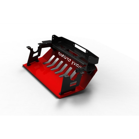 Jeep Grand Cherokee WJ / WG 1998-2004 płyta wyciągarki poszerzona z osłoną czołową