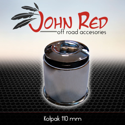 DEKIELEK KOŁPAK CHROM DO FELG 110 ZE SPRZĘGAMI