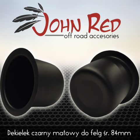 Dekielek czarny matowy do felg śr. 84mm