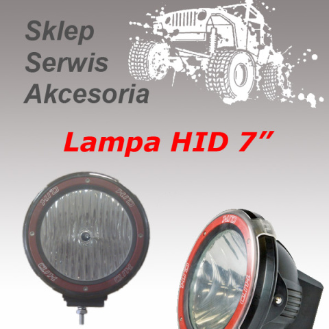 HID  lampa robocza okrągła off road
