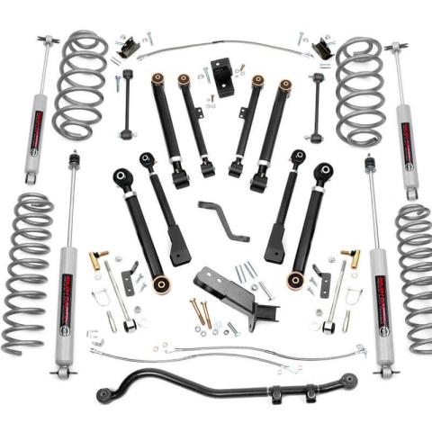 4'' Rough Country X-Series Lift Kit - Jeep Wrangler TJ		