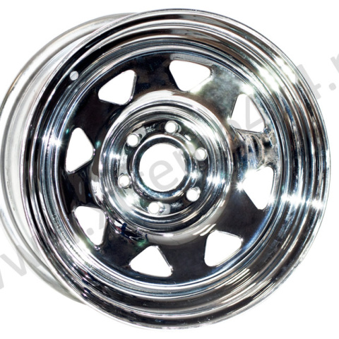 JOHN RED CHROME A17 ET30  16x8 6x114,3 Nissan Navara Pathfinder