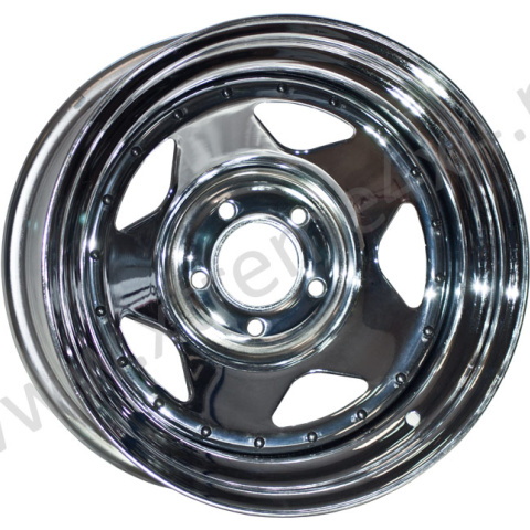 JOHN RED CHROME A15 ET-28 15x8 6x139,7 Nissan Mitsubishi toyota