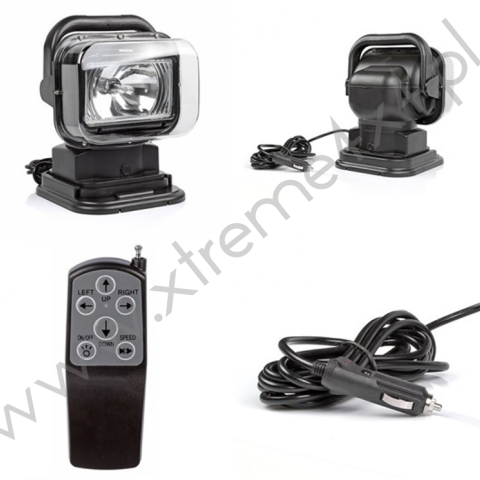 Lampa robocza obrotowa z pilotem 4000Lm