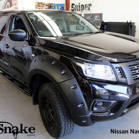 Poszerzenia błotników monster Nissan D23 Navara NP300 - szerokość 85mm AD-blue