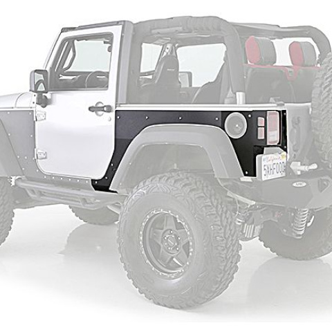 Osłony błotników tylnych SMITTYBILT XRC - Jeep Wrangler JK 2 drz