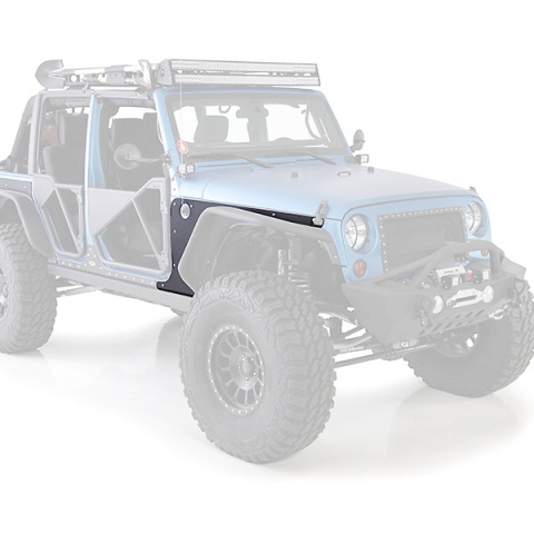 Osłony stalowe błotników przednich SMITTYBILT XRC - Jeep JK