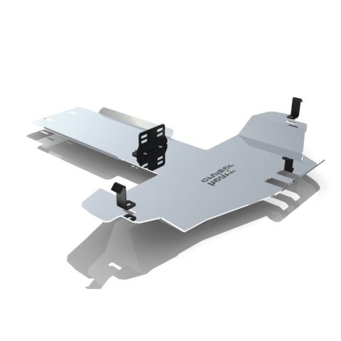 Osłona skrzyni biegów i reduktora OFFROAD Toyota Land Cruiser 150 155 Prado J15 2009 - 2021 aluminiowa