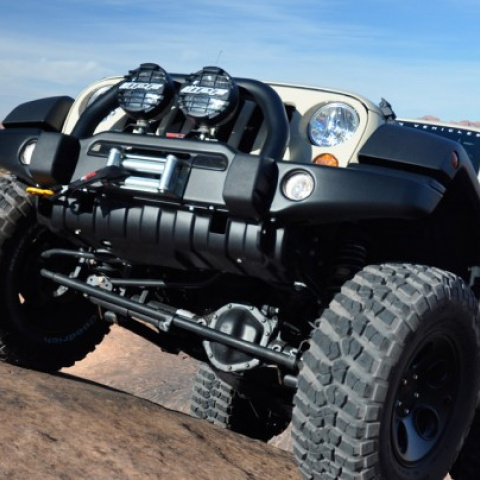 Płyta ochronna pod przedni zderzak AEV - Jeep Wrangler JK