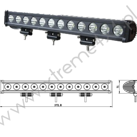 PANEL LED CREE 12x10W 10000Lm trzpień