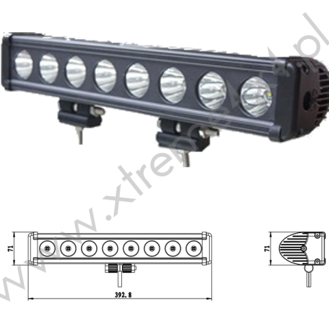 PANEL LED CREE 8x10W 6800Lm trzpień
