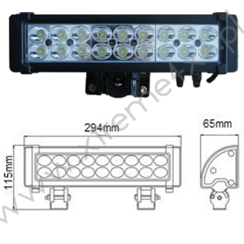 PANEL LED Epistar 18x3W 3700Lm