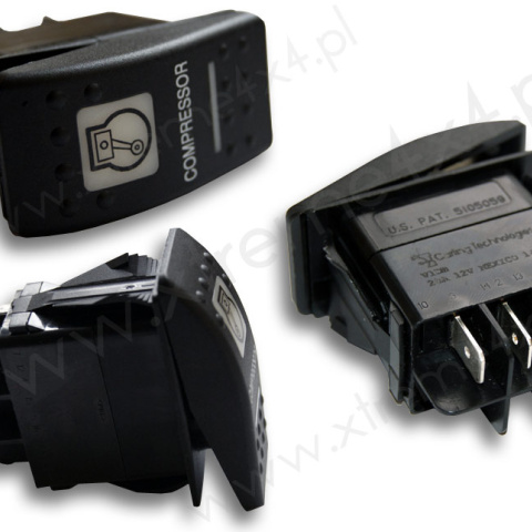 PRZEŁĄCZNIK CARLING DO KOMPRESORA PODŚWIETLANY