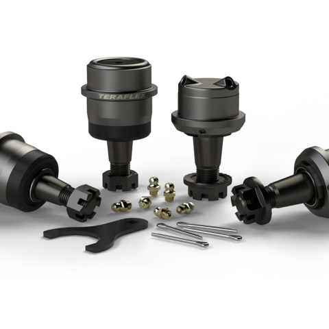 Zestaw sworzni zwrotnicy mostu Teraflex Jeep Wrangler JK 2/4 Drzwi