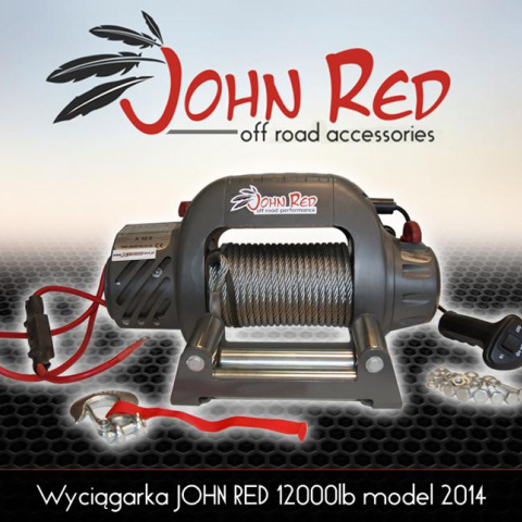 Wyciągarka elektryczna John Red GSW 12V 5440kg, 6KM