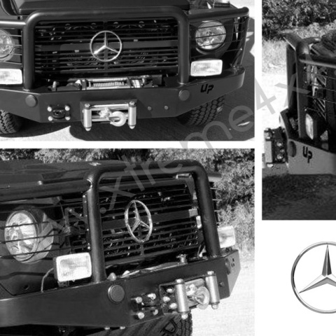 Zderzak przedni stalowy Mercedes Gelenda