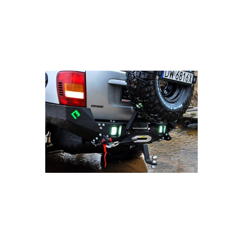 Zderzak tylny Jeep WJ/WG “Backfire” pod wyciągarke